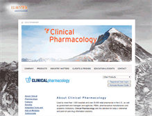 Tablet Screenshot of clinicalpharmacology.com